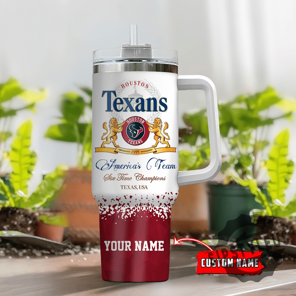 Houston Texans Personalized Nfl Champions Modelo 40Oz Stanley Tumbler 2 Houston Texans Personalized NFL Champions Modelo 40oz Stanley Tumbler