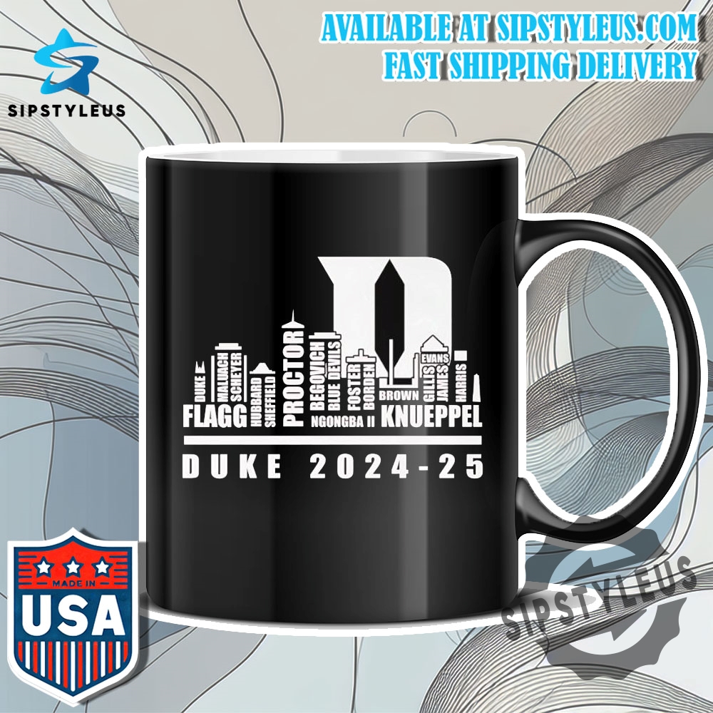 Skyline Duke Blue Devils 2024 2025 Player Names Shirt Mug 4 Skyline Duke Blue Devils 2024 2025 player names shirt mug