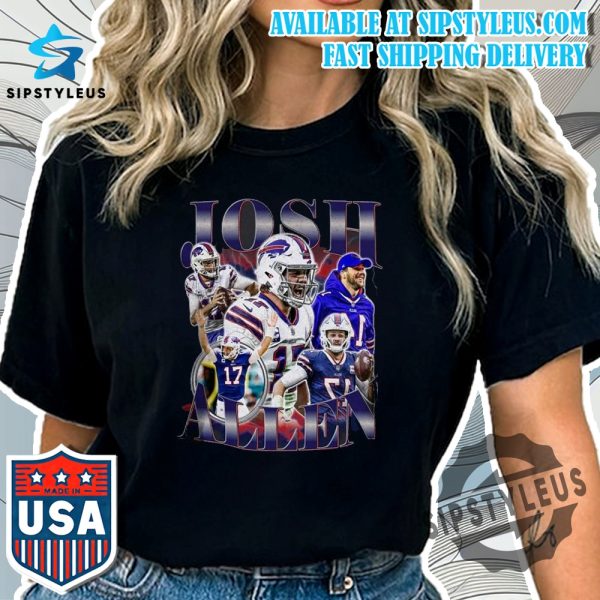 Vintage 90S Style Josh Allen Football Game Day Shirt Mug