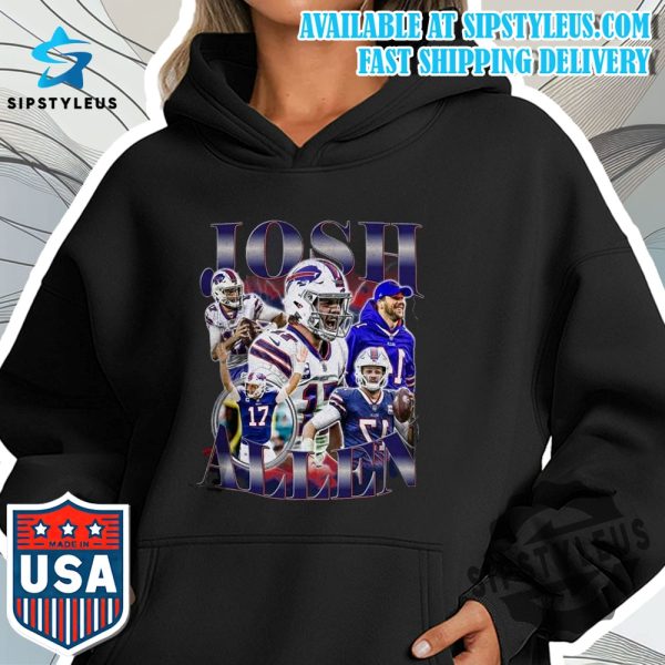 Vintage 90S Style Josh Allen Football Game Day Shirt Mug