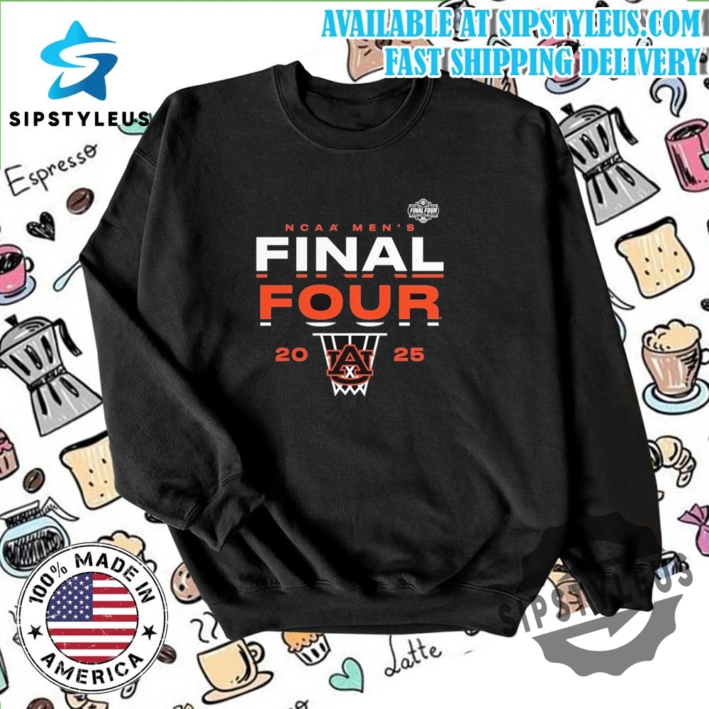 Auburn Tigers 2025 Ncaa Mens Basketball Tournament March Madness Final Four Lay Up Tshirt 5 Auburn Tigers 2025 NCAA Men’s Basketball Tournament March Madness Final Four Lay Up T-Shirt