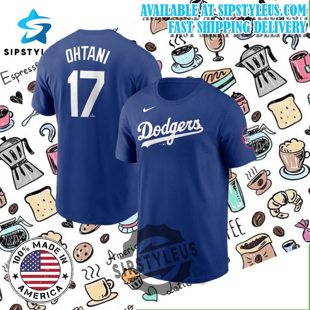 Shohei Ohtani Royal Los Angeles Dodgers 2025 World Tour Shirt