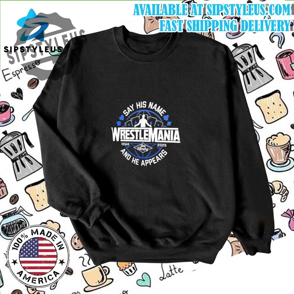 Joe Hendry Wrestlemania Shirt 6 Joe Hendry WrestleMania shirt