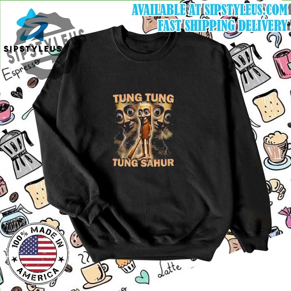 Tung Tung Tung Sahur Funny Baseball Bat Meme Tshirt 6 Tung Tung Tung Sahur Funny Baseball Bat Meme T-shirt