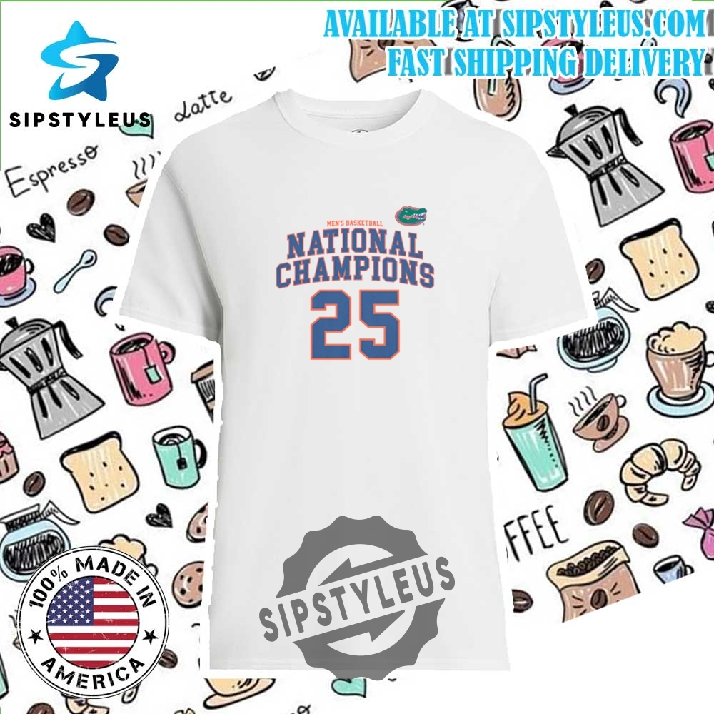 Florida Gators 2025 National Champions Basketball Tee