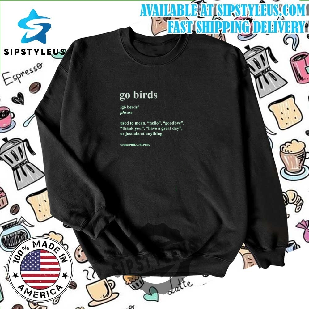 Philadelphia Go Birds Dictionary Style Fan T Shirt 6 Philadelphia Go Birds Dictionary Style Fan T Shirt