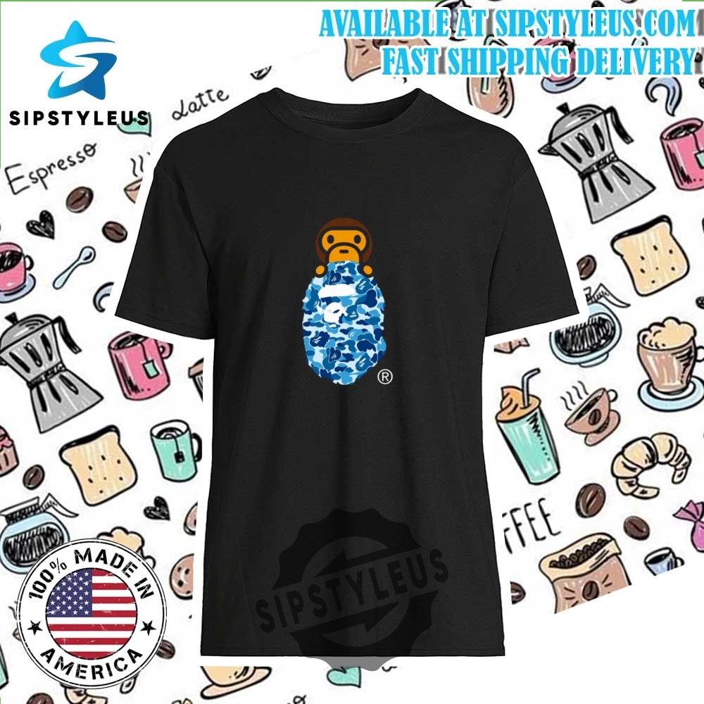 Abc Camo Milo On Ape Head Trendy T Shirt