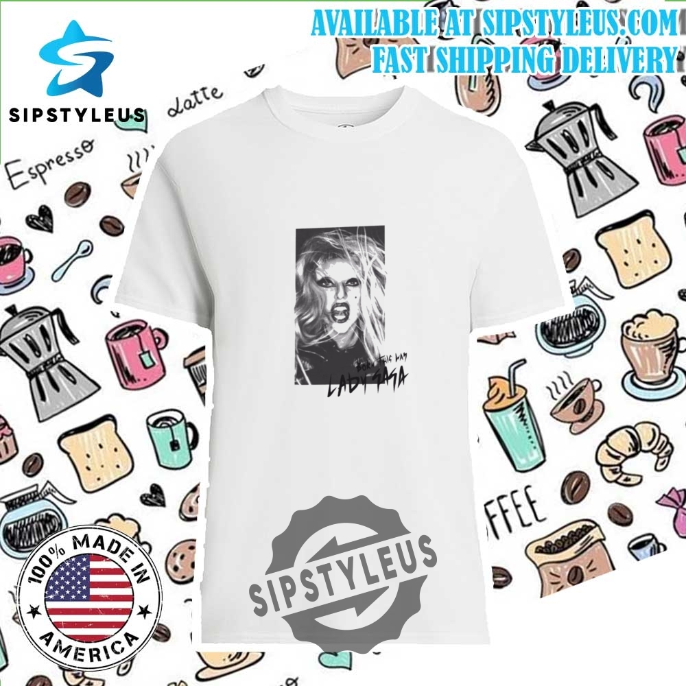 Camiseta Lady Gaga Printed T Shirt