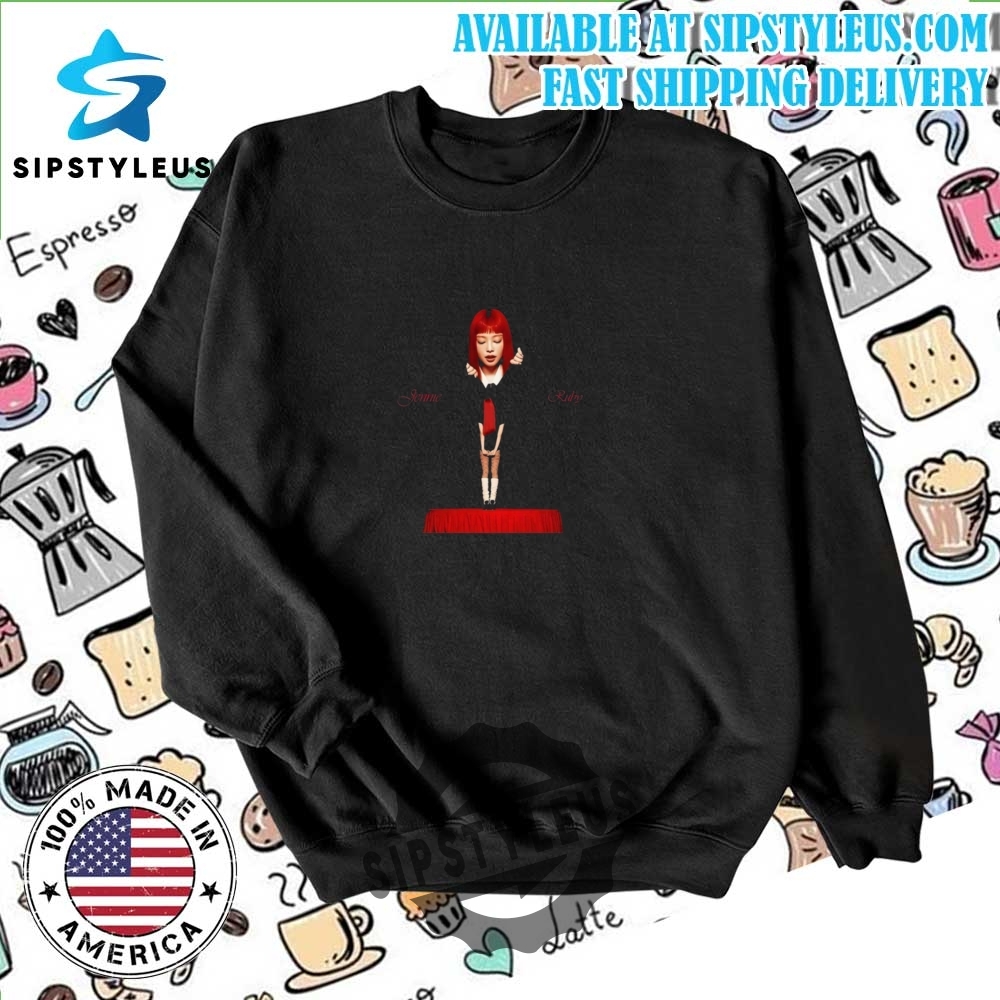 Jennie Ruby T Shirt 2025 New Album Fashion Graphic T Shirts For Fans 6 JENNIE Ruby T Shirt 2025 New Album Fashion Graphic T Shirts For Fans
