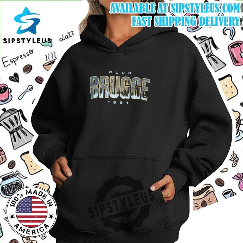Club Bruges Streets Zwart 1891 T Shirt 7 Club Bruges Streets Zwart 1891 T Shirt