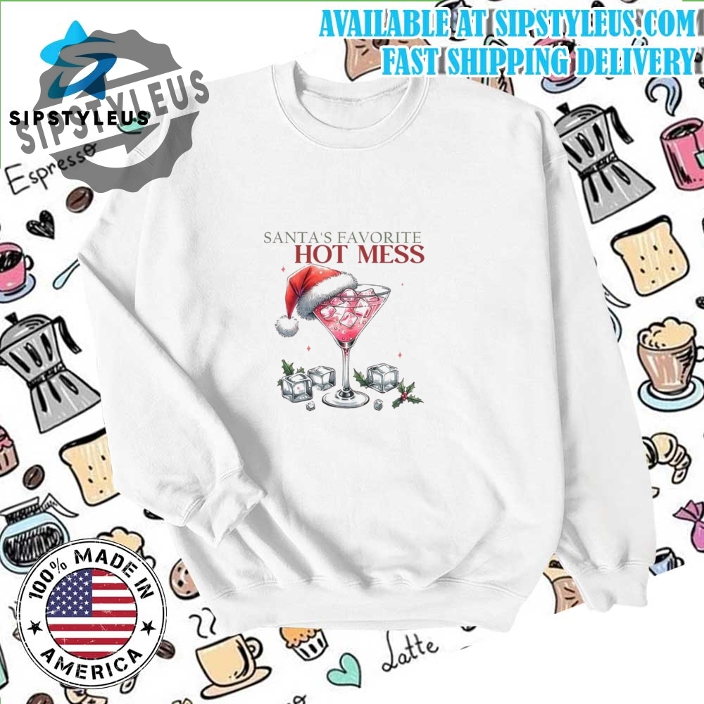 Santas Favorite Hot Mess Shirt 6 Santas Favorite Hot Mess Shirt sipstyleus 3
