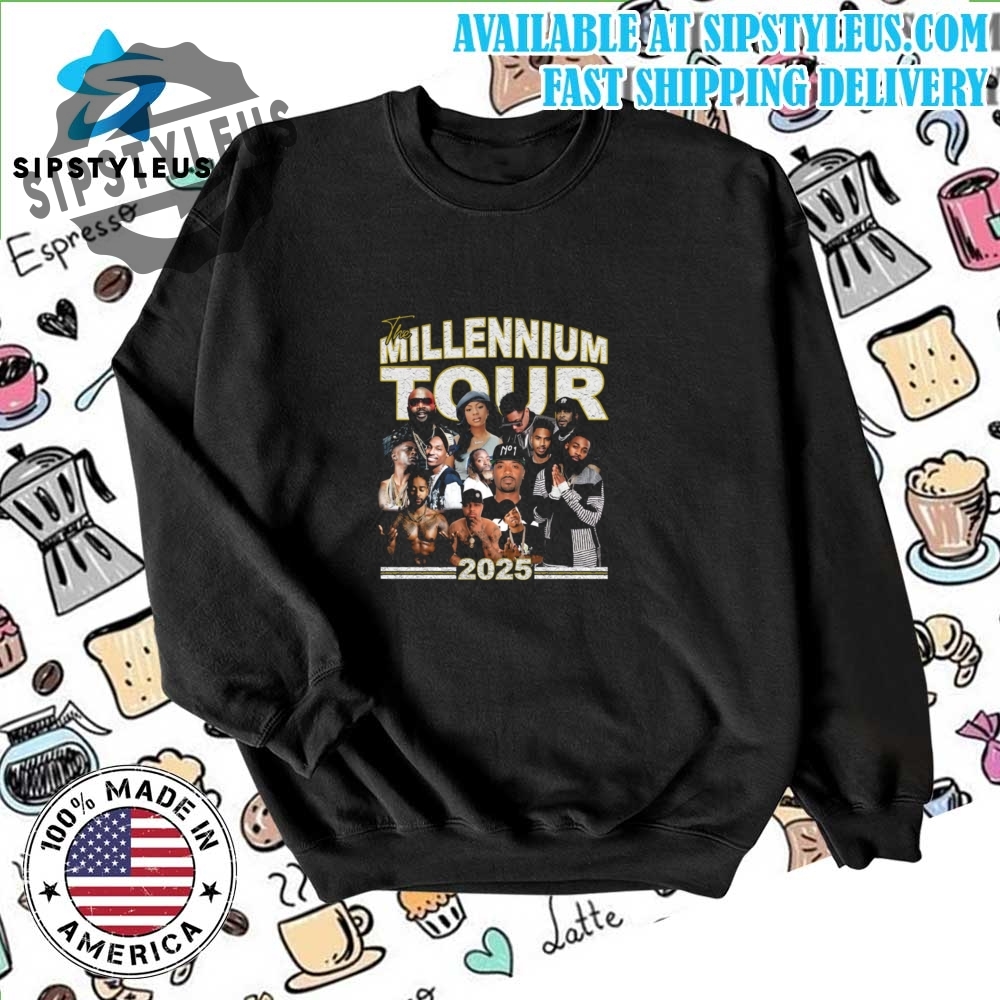 Millennium Tour 2025 Tshirt 6 Millennium Tour 2025 T-shirt