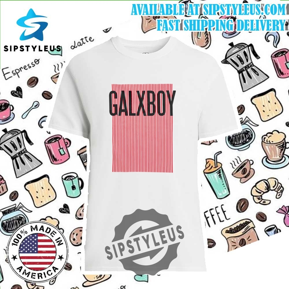 Galxboy Striped Red T Shirt Unique Design