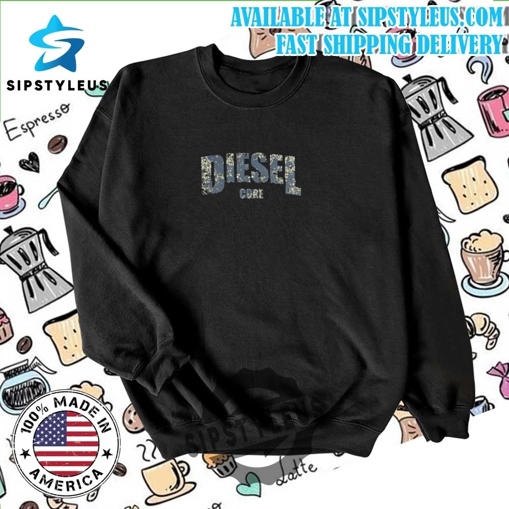 T Shirt With Diesel Core Print 6 T Shirt With Diesel Core Print