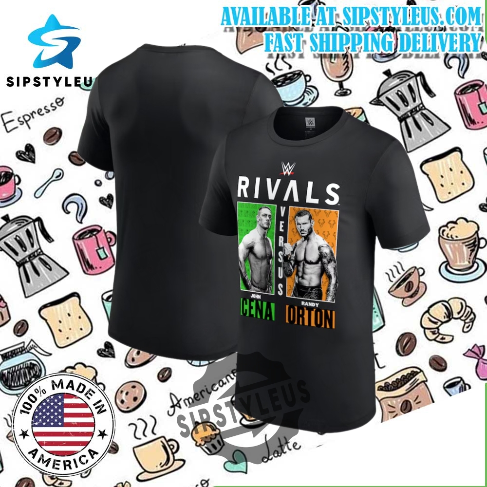 Black John Cena Vs. Randy Orton Rivals Tshirt
