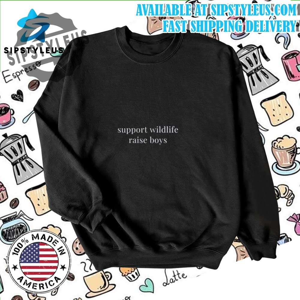 Support Wildlife Raise Boys Shirt 6 Support Wildlife Raise Boys Shirt