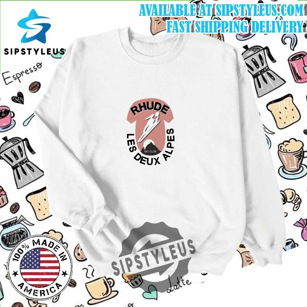 New Rhude Printing Ski Club T Shirt 6 Jayhawks Swingman Jersey