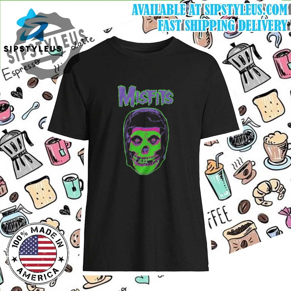 Misfits Green Neon Ghost Shirt