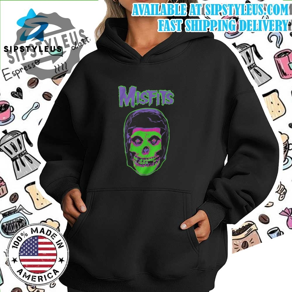 Misfits Green Neon Ghost Shirt 7 Misfits Green Neon Ghost Shirt