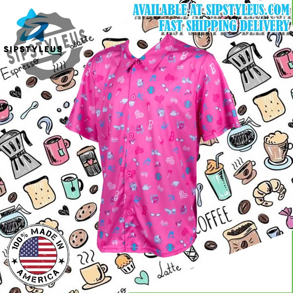 Barbie X Blue Jays Hawaiian Shirt Vibrant Summer Style