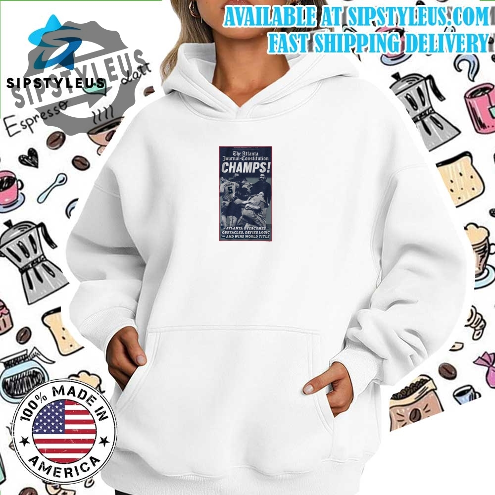 The Atlanta Journal Constitution World Champs Cover T Shirt 7 The Atlanta Journal Constitution World Champs Cover T Shirt