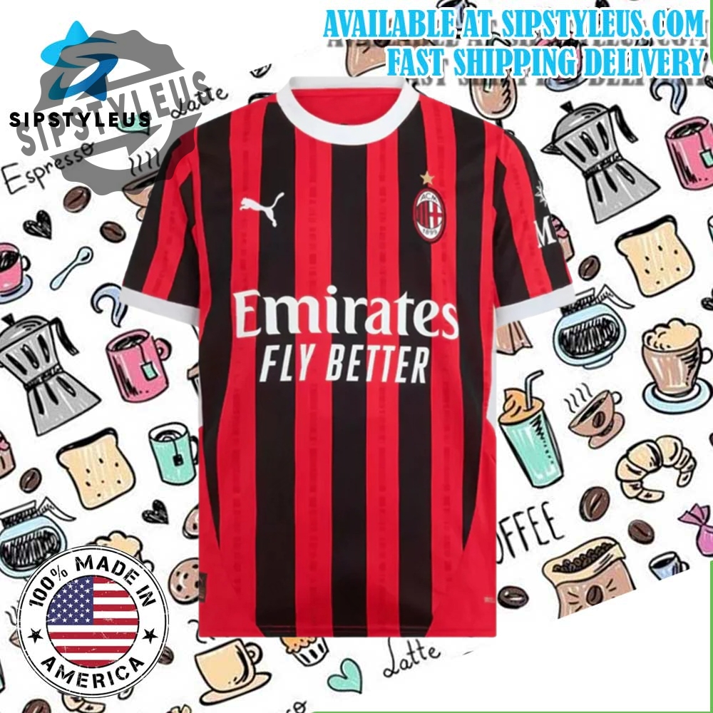 Ac Milan Home Jersey Player Edition