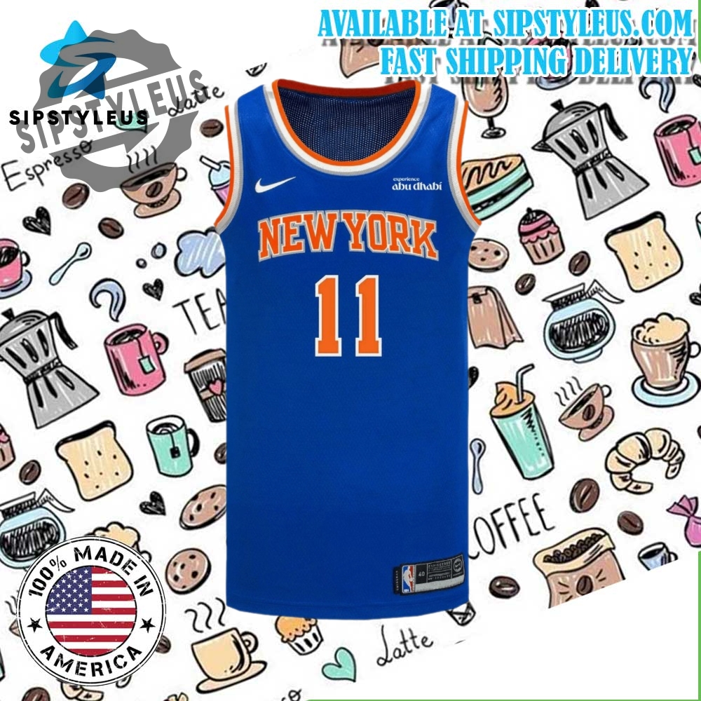 New York Knicks Jalen Brunson Swingman Jersey Court Ready Icon