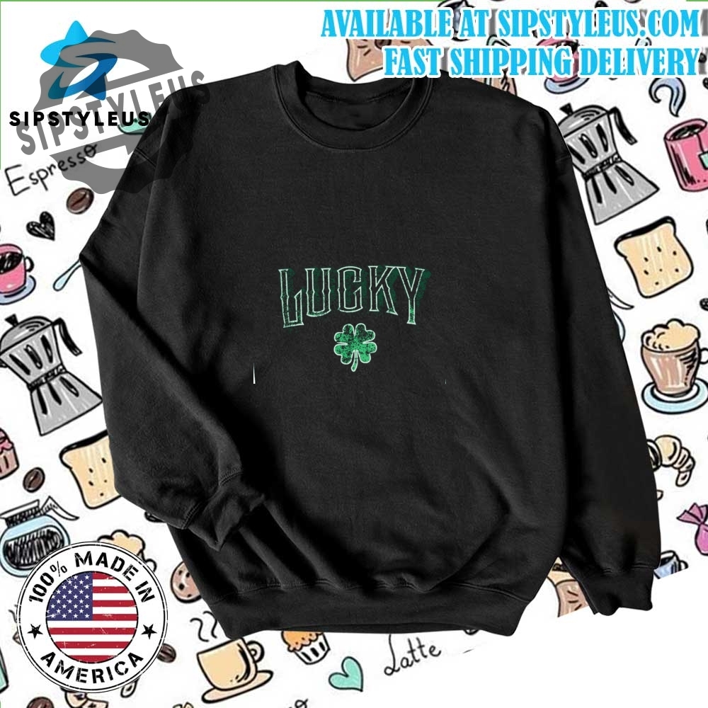Saint Patricks Lucky Clover Graphic T Shirt 6 Saint Patrick's Lucky Clover Graphic T Shirt