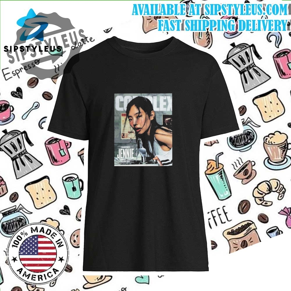 Jennie Blackpink March 2025 Complex Cover T Shirt Bold And Iconic Look