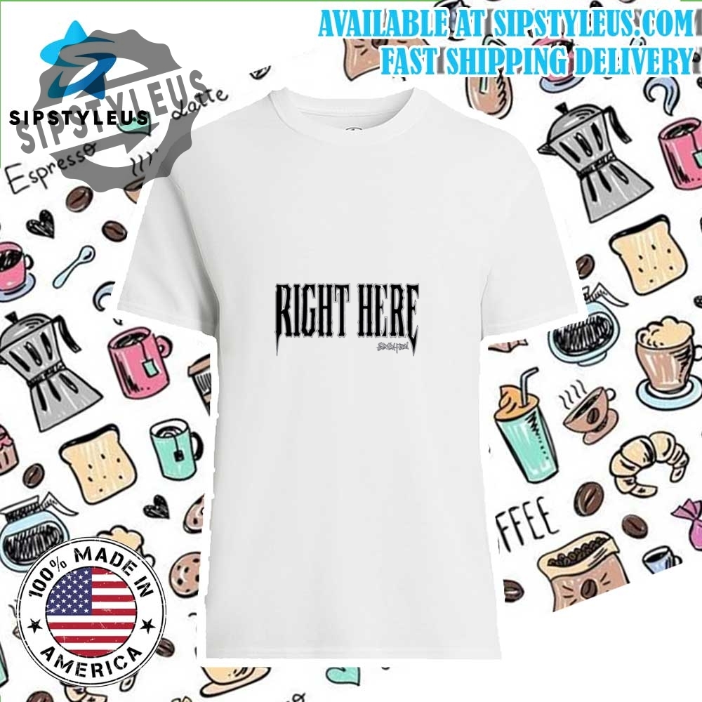 Seventeen Right Here T Shirt Official Kpop Fan Merch