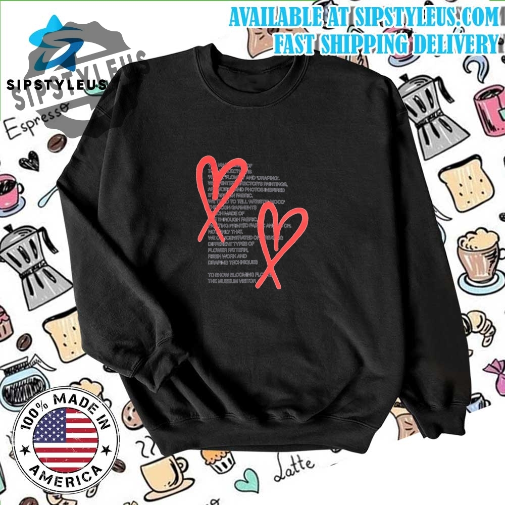 T Shirt With Heart And Letter Print 6 T shirt with heart and letter print