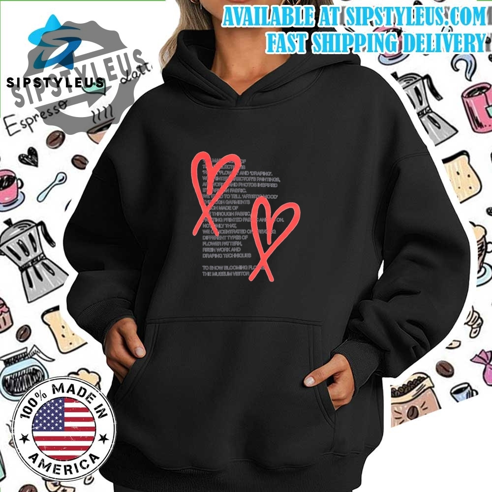 T Shirt With Heart And Letter Print 7 T shirt with heart and letter print
