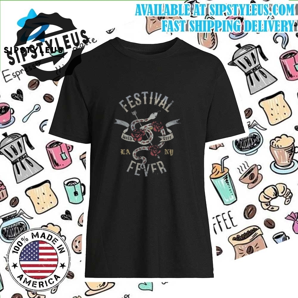 Music Festival Fever Girls T Shirt
