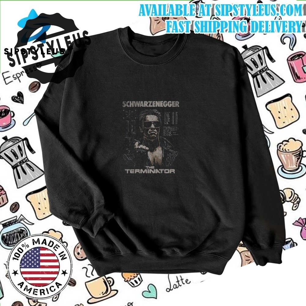 Terminator Schwarzenegger T Shirt 6 Terminator Schwarzenegger T - Shirt