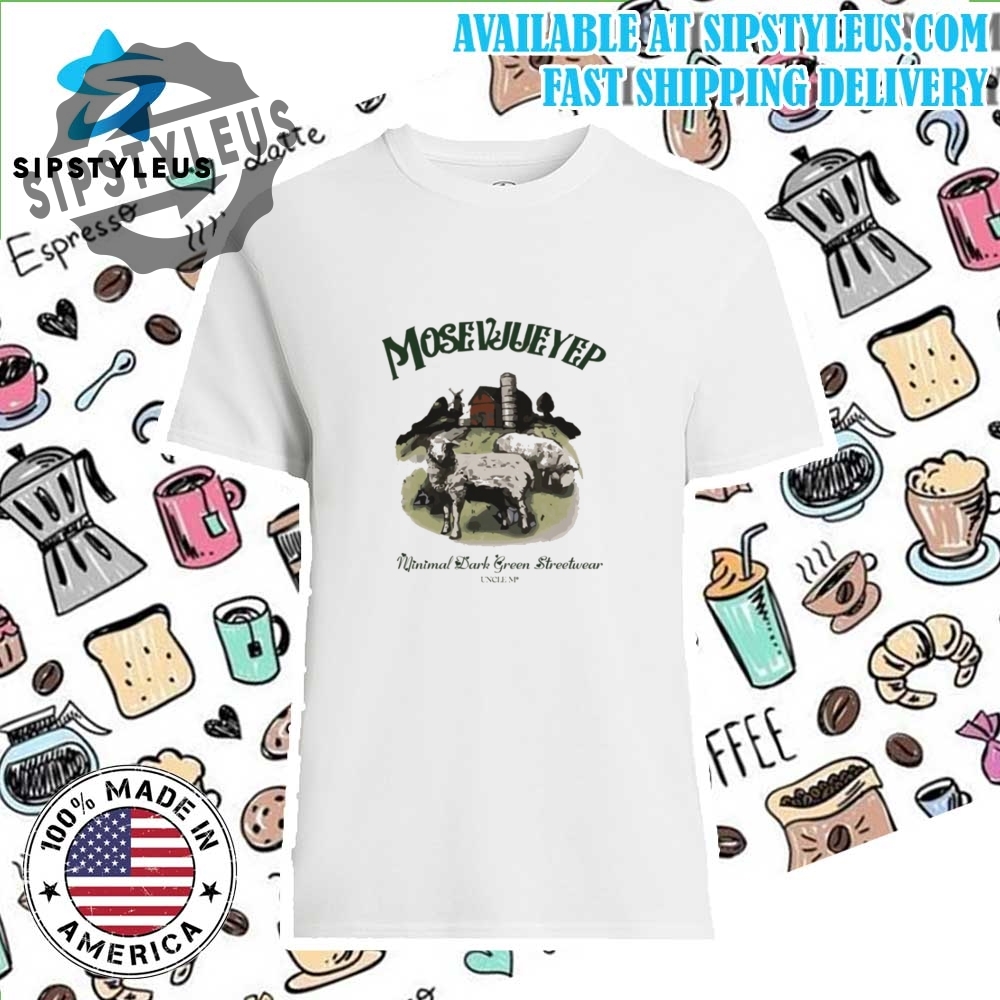 Minimal Dark Green T Shirt