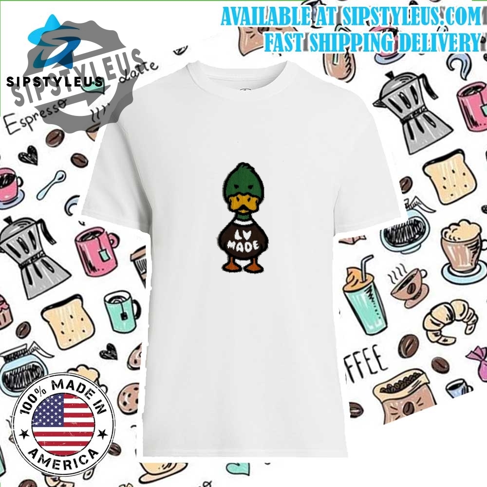 Louis Vuitton Nigo Cream Duck Logo Intarsia Tshirt