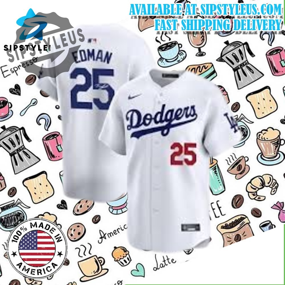 Tommy Edman Autographed Los Angeles Dodgers Replica Jersey