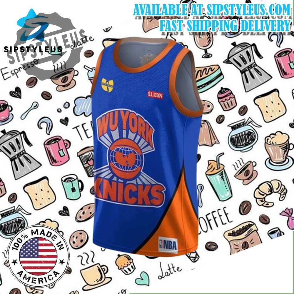 Wuyork Knicks 36 Shaolin Art Wutang Clan Basketball Jersey