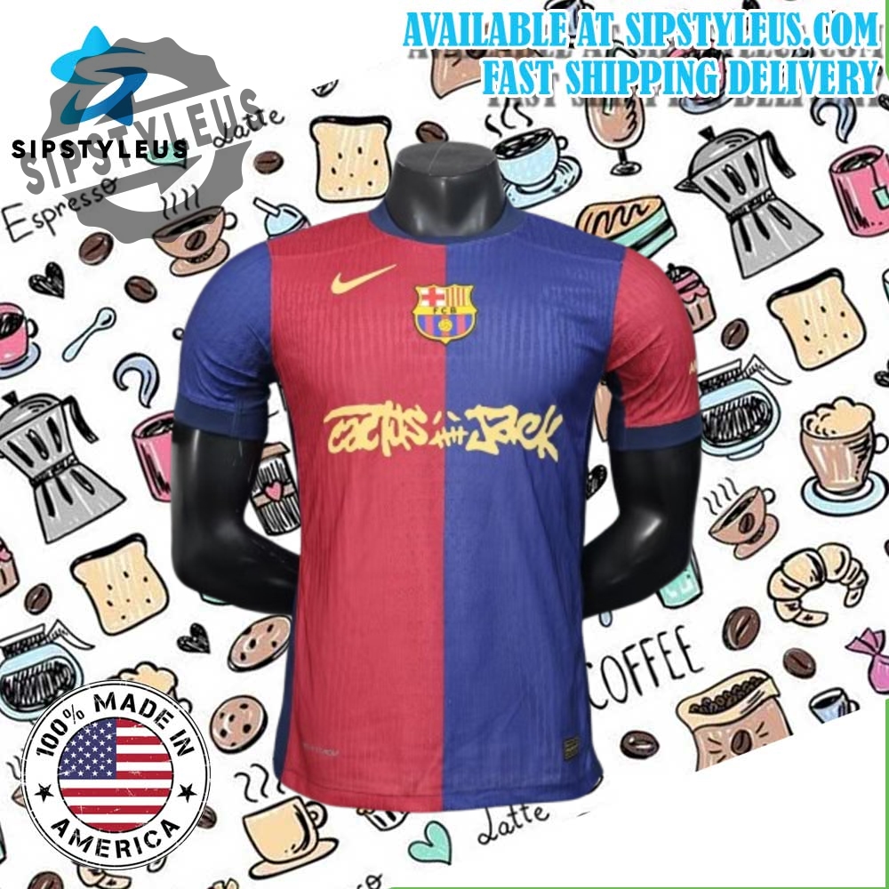 Nike Fc Barcelona Travis Scott Limited Edition 2025 Jersey