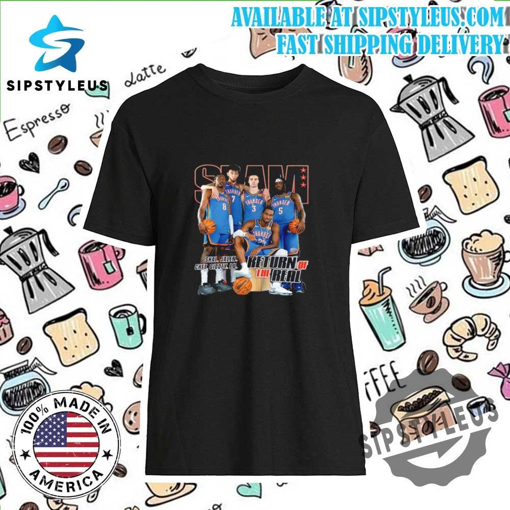 Okc Thunder Rising Stars Slam Cover Tshirt