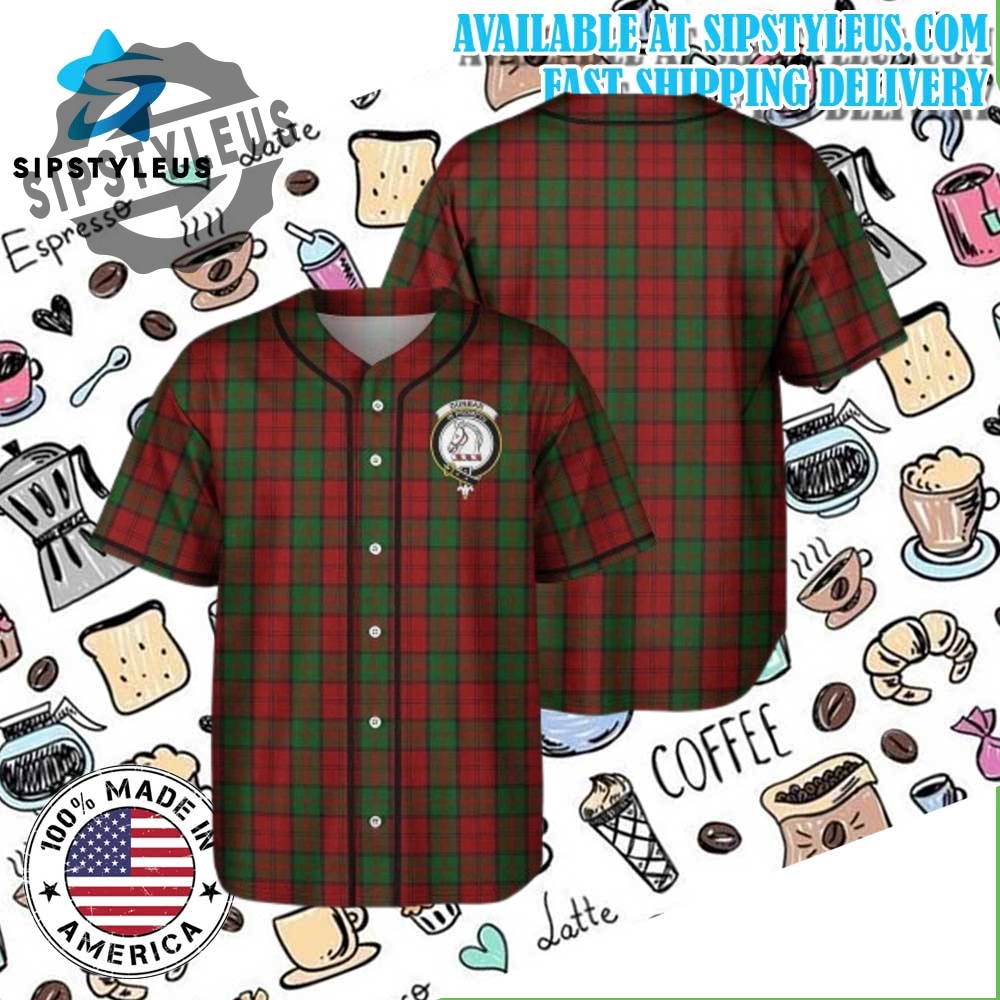 Dunbar Tartan Baseball Jersey