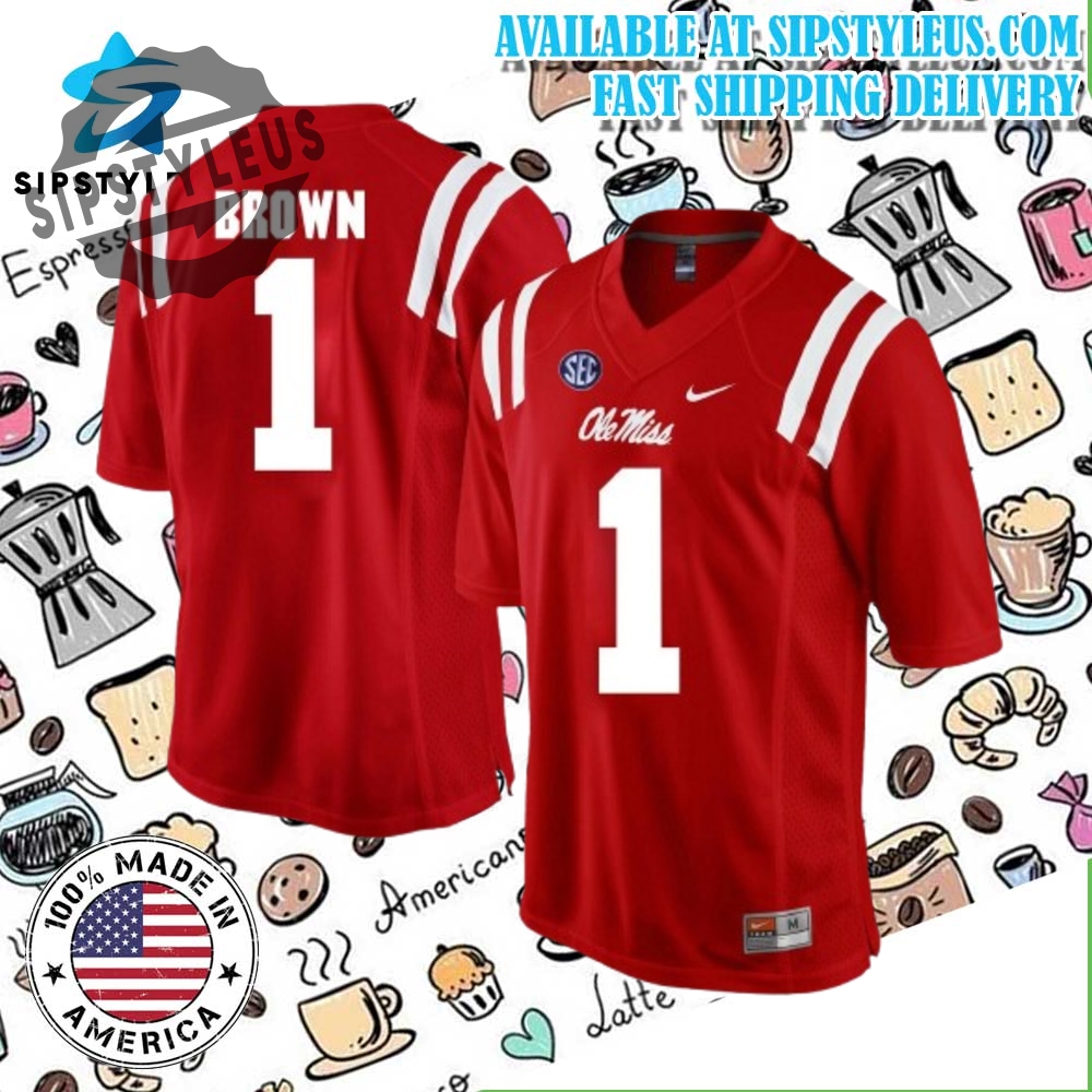 A.J. Brown Ncaa Football Jersey