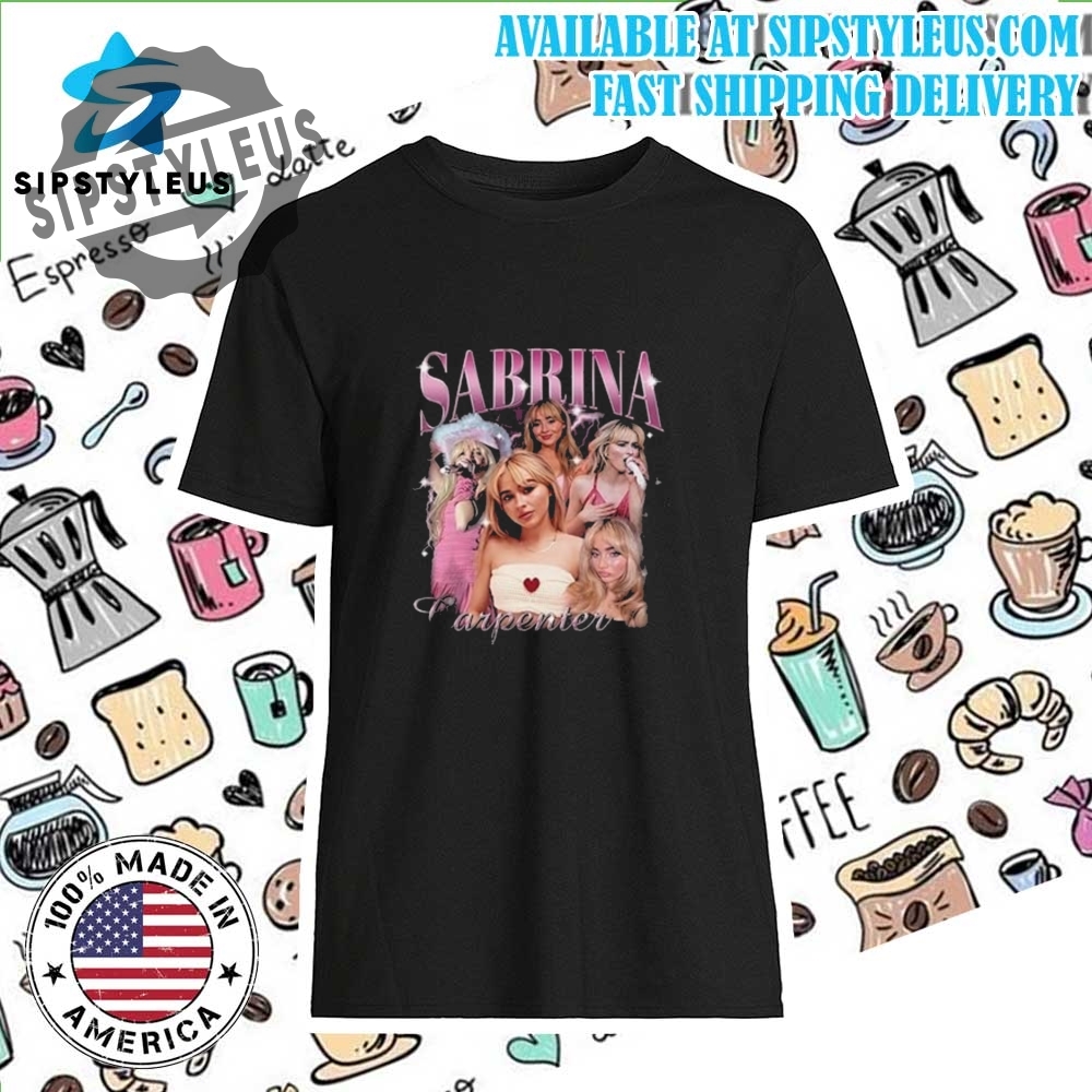 Sabrina Music Carpenter Shirt Mens Short Sleeve Crewneck Graphic Tshirts