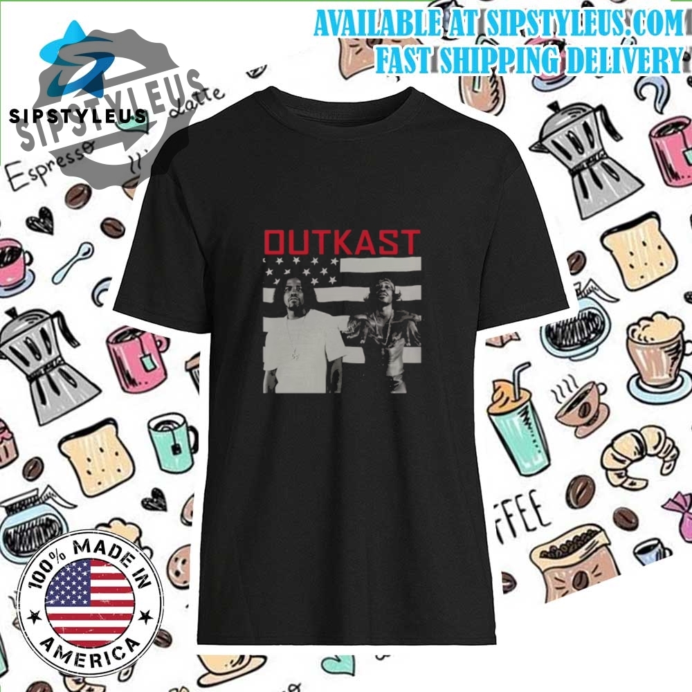 Outkast Mens Big Mens Stank Album Graphic Tee Shirt