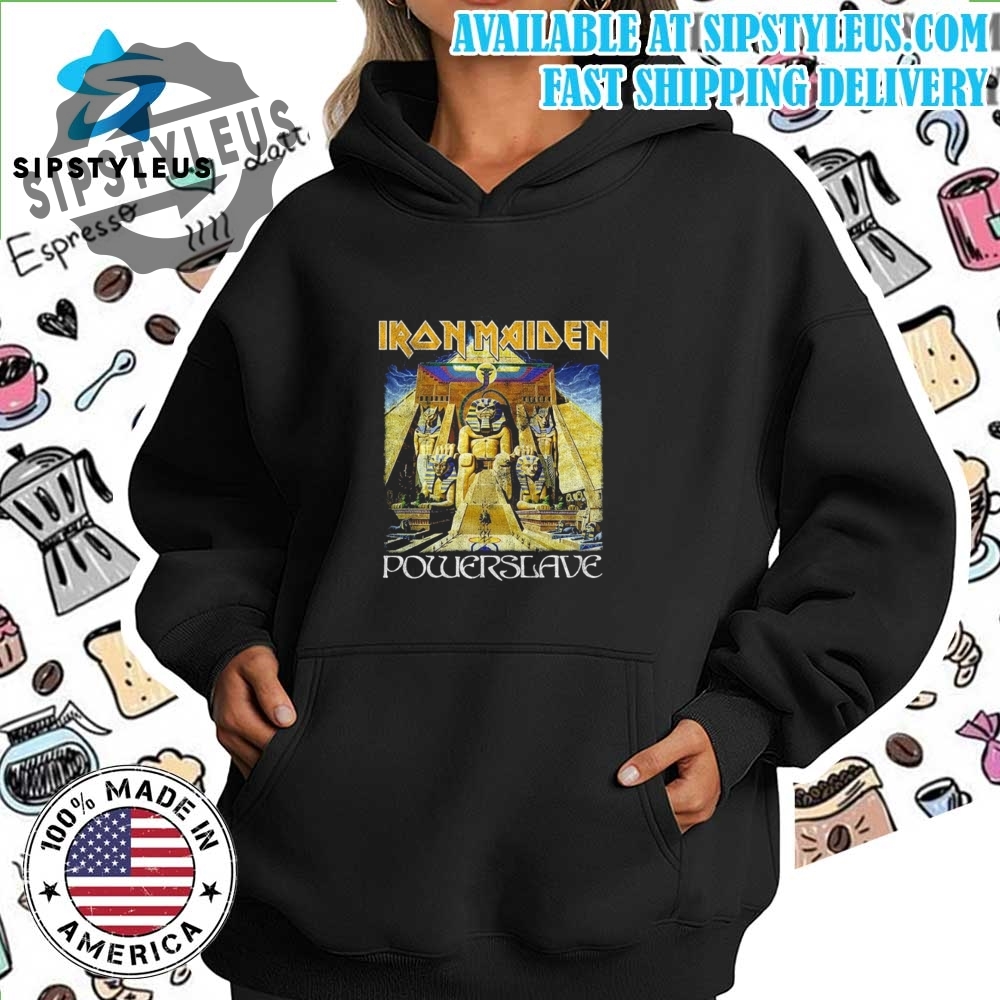 Iron Maiden T Shirt Powerslave World Slavery Tour Official Mens 7 Iron Maiden T Shirt Powerslave World Slavery Tour Official Mens