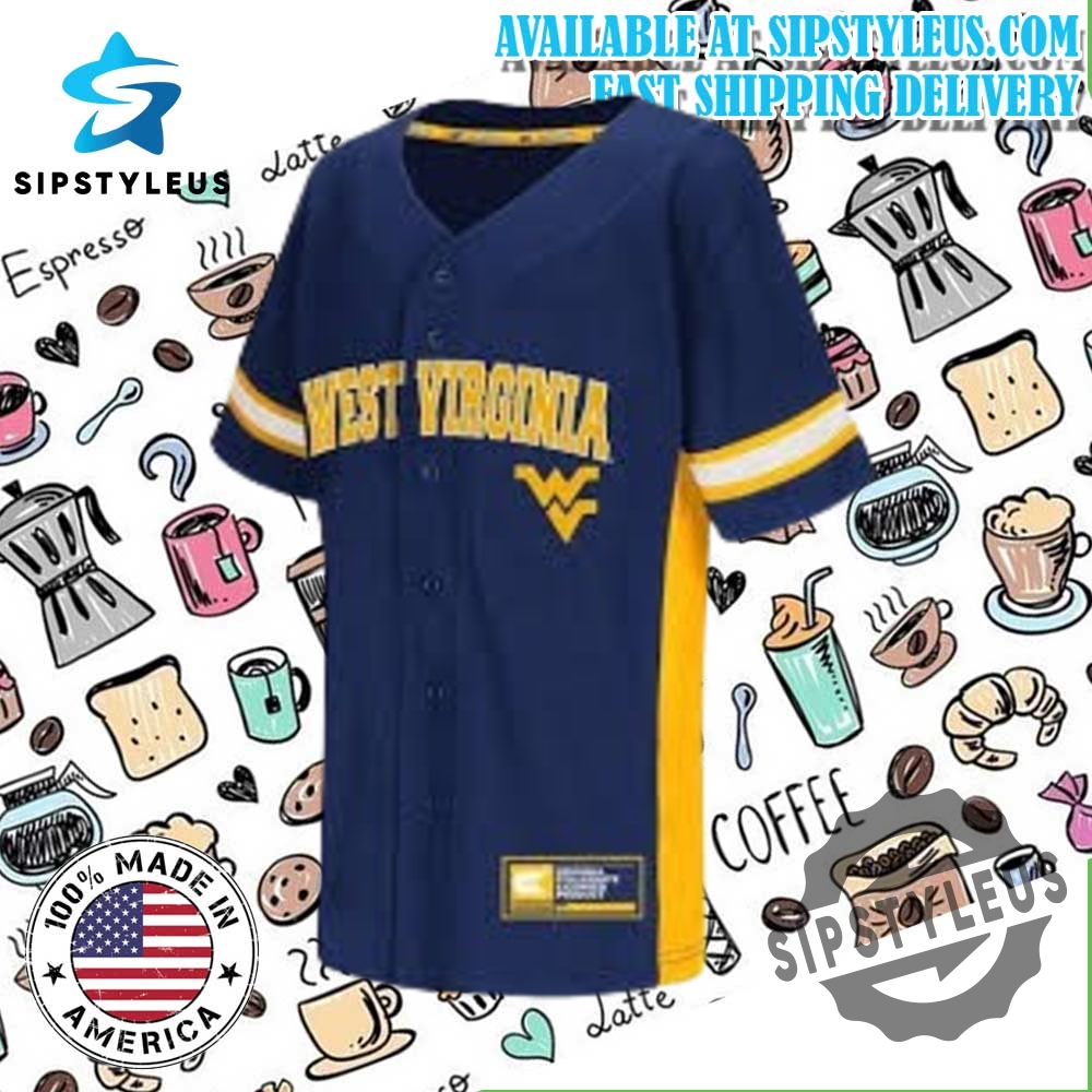 West Virginia Baseball Jersey Clearance