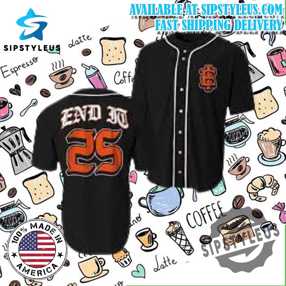 End It Monogram Baseball Jersey