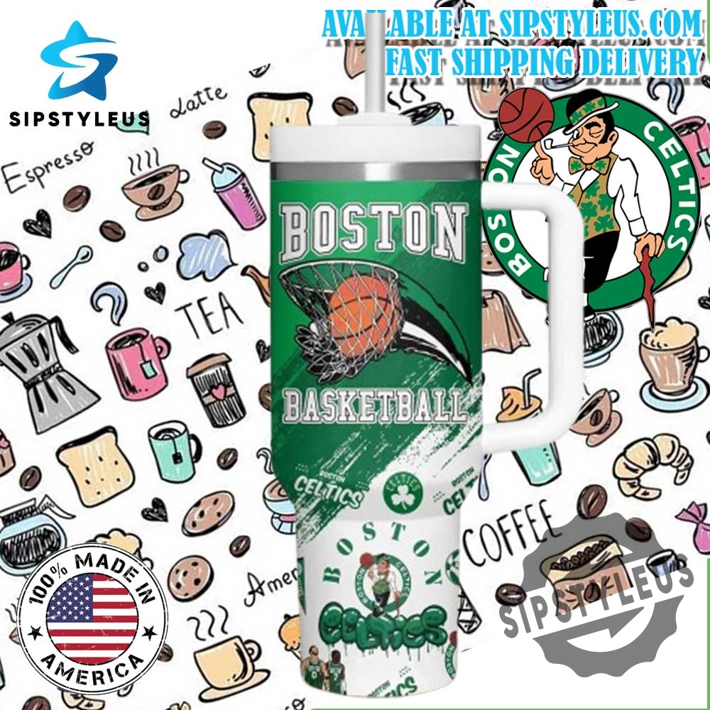 Personalized Boston Celtics Basketball Tumbler Custom Drinkware With Player Graphics And Your Name 4 Personalized Boston Celtics Basketball Tumbler – Custom Drinkware with Player Graphics and Your Name