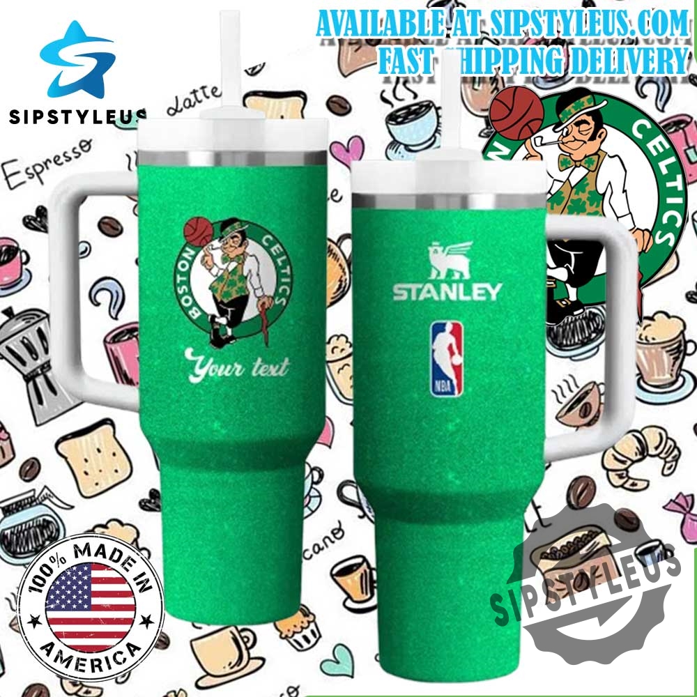 Personalized-Boston-Celtics-Green-Glitter-Stanley-Tumbler-Custom-Drinkware-With-Nba-Logo-And-Celtics-Mascot-sipstyleus_1