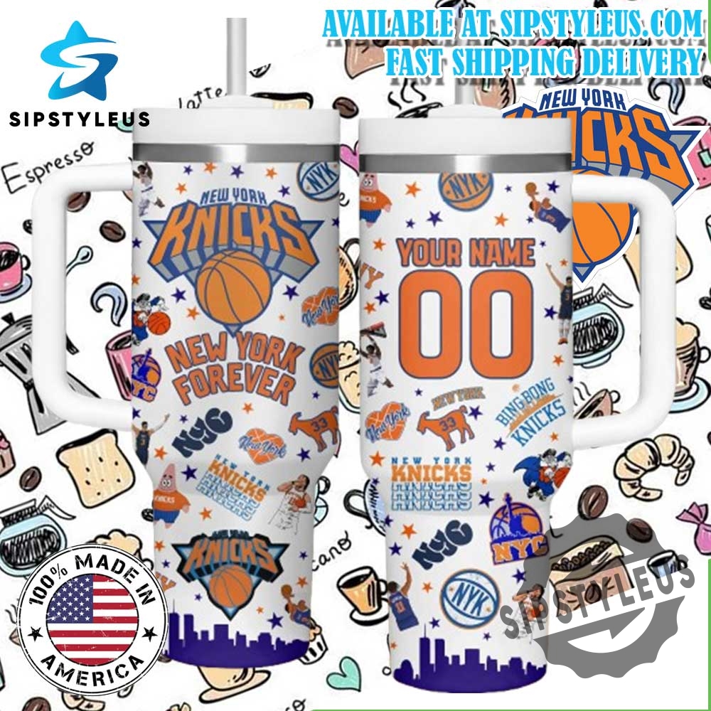 "Shop Personalized Boston Celtics 2023-2024 NBA Champions Tumblers Now" 6 Custom New York Knicks Basketball Tumbler Personalized 2025 Nba Fan Cup With Your Name And Team Logos